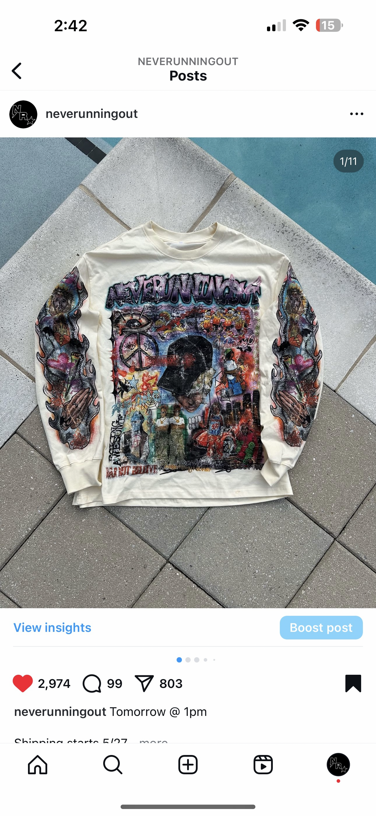 NRO GRAFFITI 4.0 RESTOCK