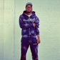Navy NRO Zip Up Flares