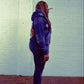 Navy NRO Zip Up Flares